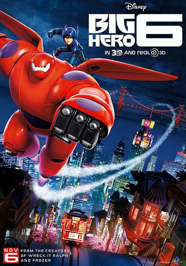 Big.Hero.6.3D【超能陆战队】国英双语超高分儿童3D动画片下载