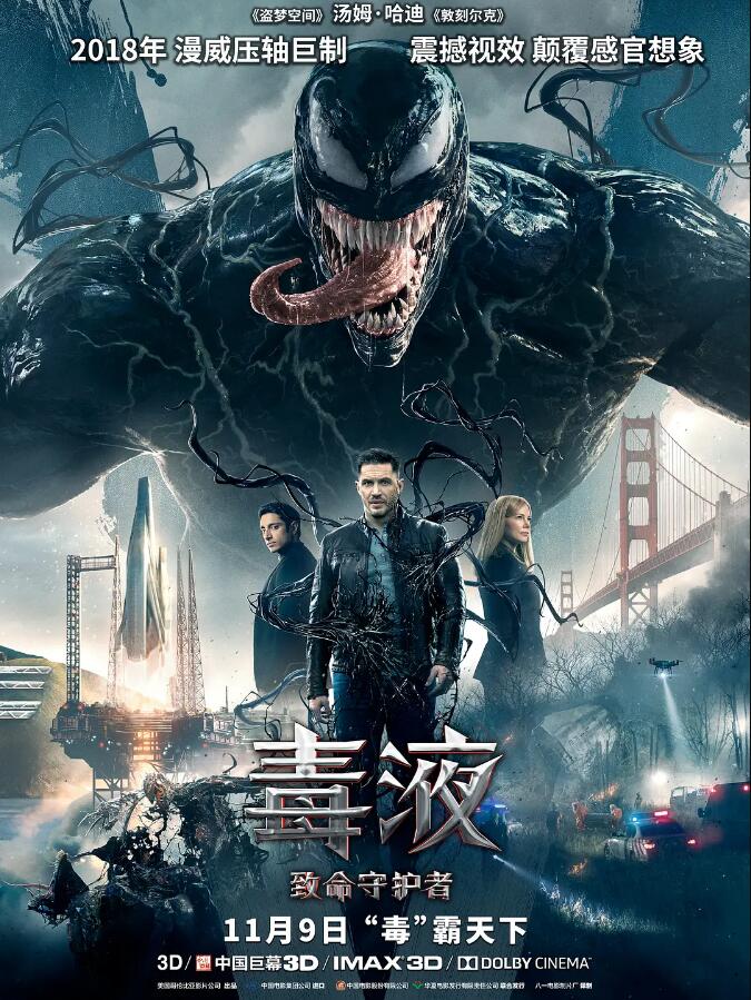 漫威寄生兽Venom【毒液：致命守护者】3D蓝光压制1080P电影