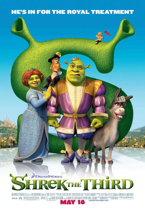 经典儿童3D系列动画片Shrek the Third【怪物史瑞克3】左右格式下载
