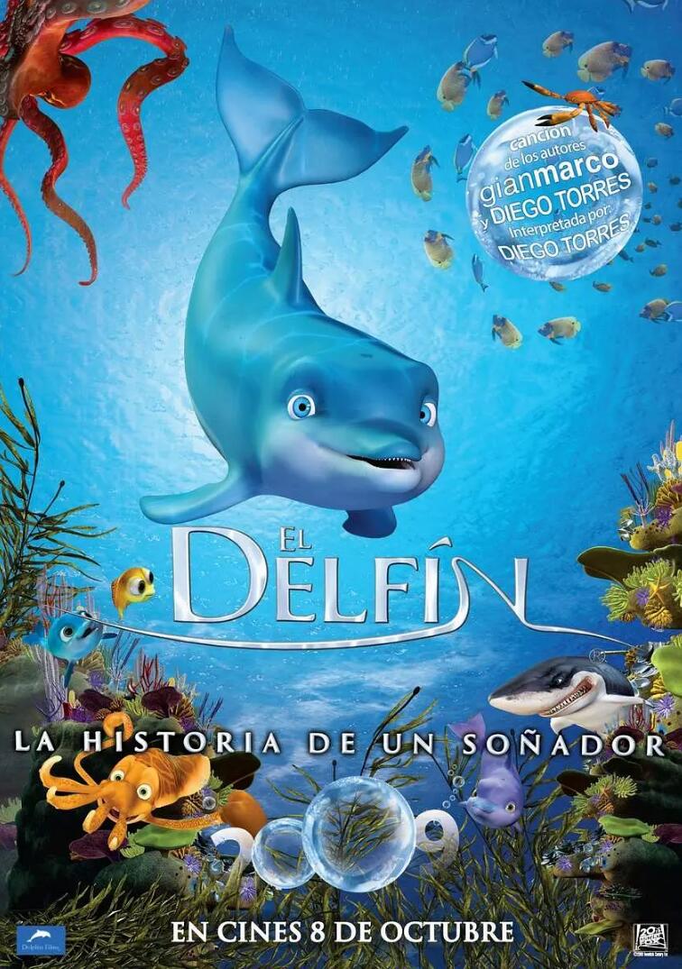 The Dolphin: Story of a Dreamer【追梦小海豚】3D动画片国英双语迅雷下载