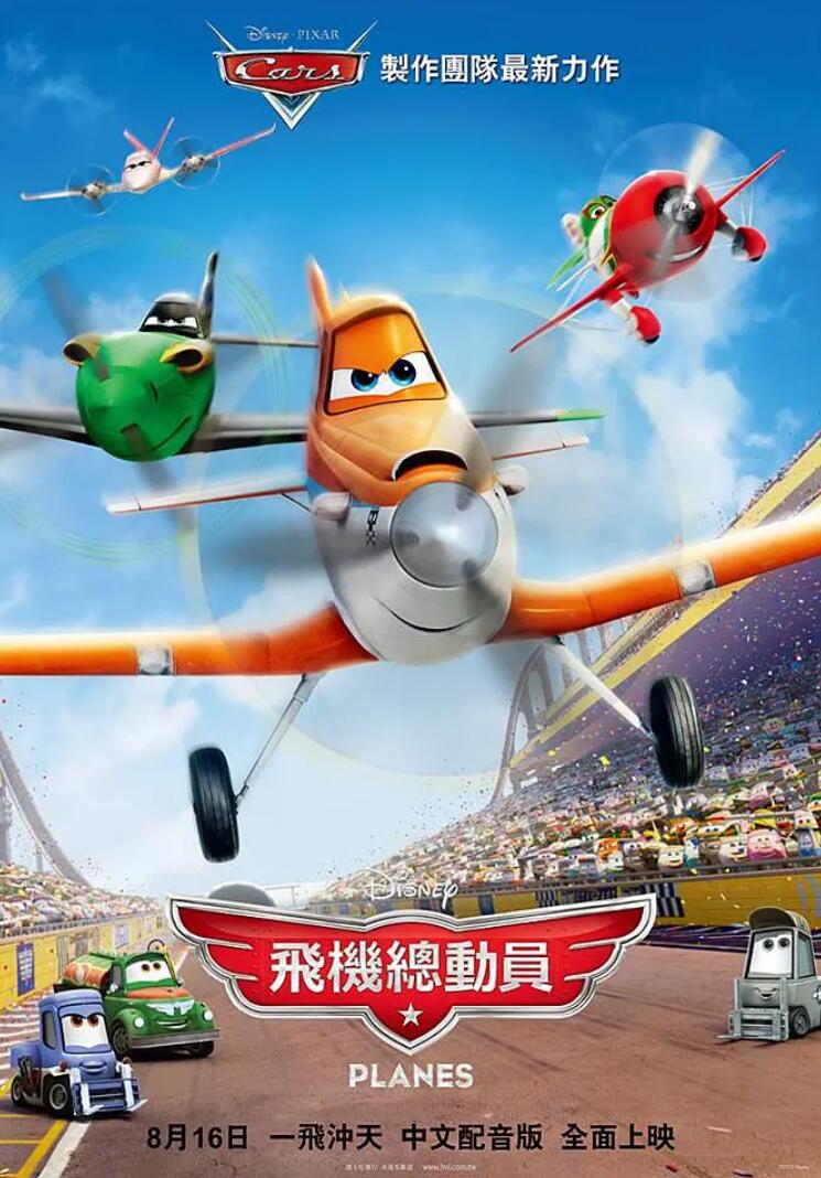 迪士尼家庭儿童3D动画片Planes【飞机总动员】国英双语左右格式下载