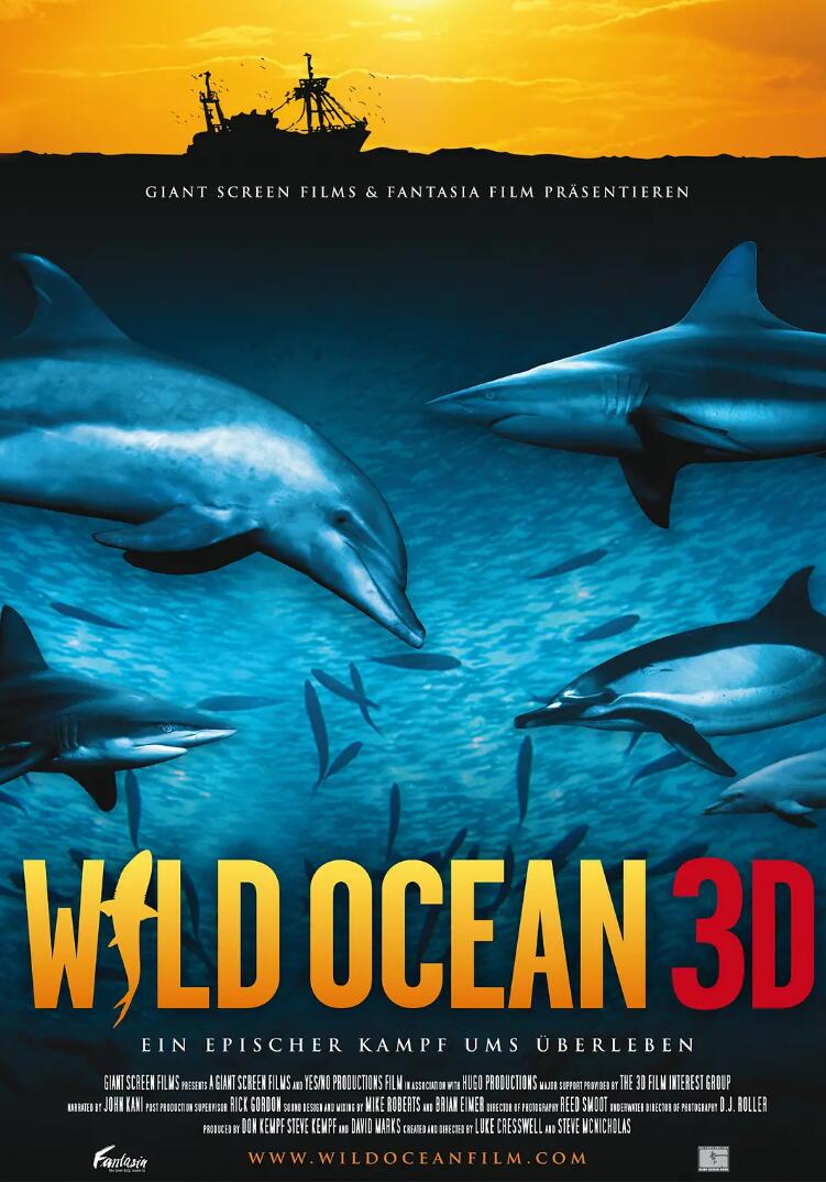海洋风光狂野之海《Wild Ocean》IMAX版3D左右格式片源下载