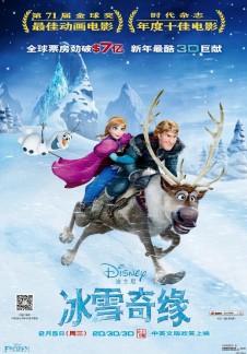 Frozen【冰雪奇缘】国英双语特效出屏字幕1080P左右格式3D片源下载